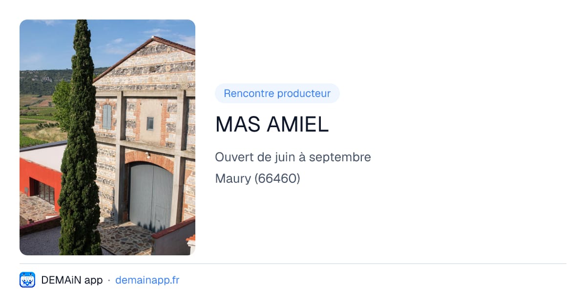 MAS AMIEL — Maury