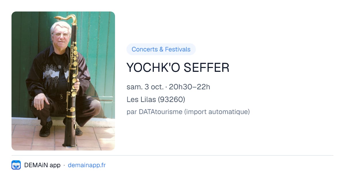 YOCHK'O SEFFER — Les Lilas