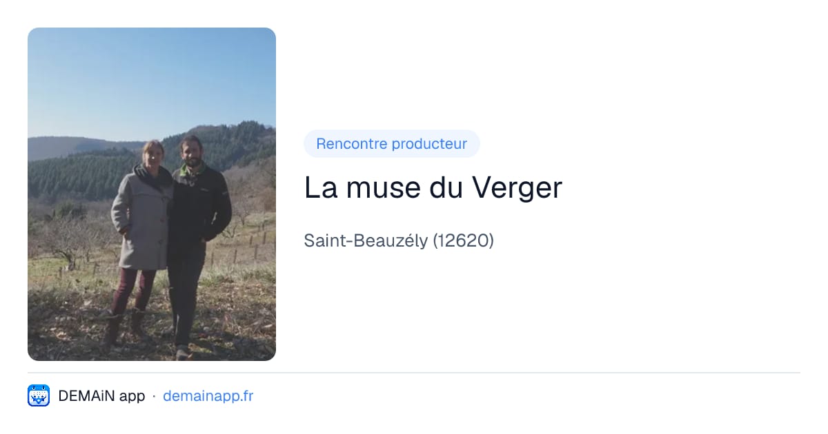 La muse du Verger — Saint-Beauzély