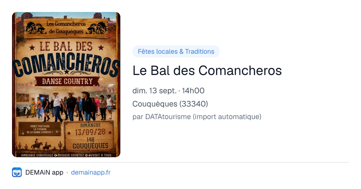 Le Bal des Comancheros — Couquèques