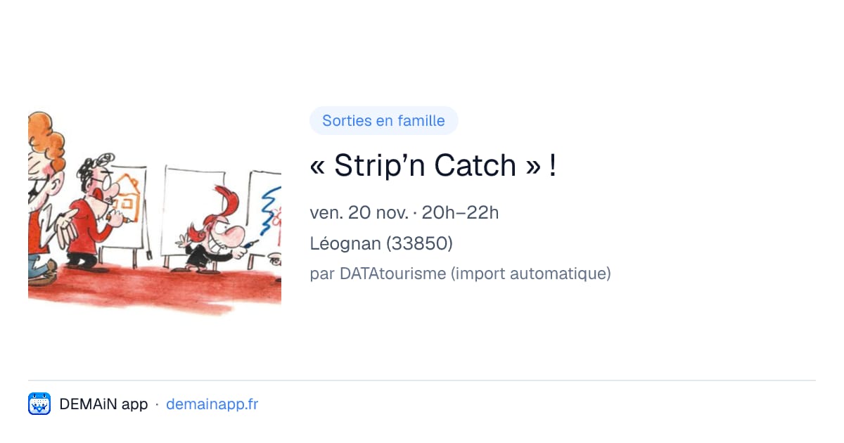 « Strip’n Catch » ! — Léognan
