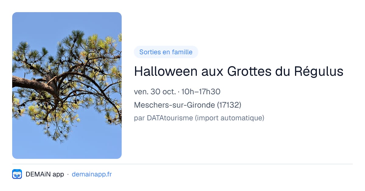 Halloween aux Grottes du Régulus — Meschers-sur-Gironde