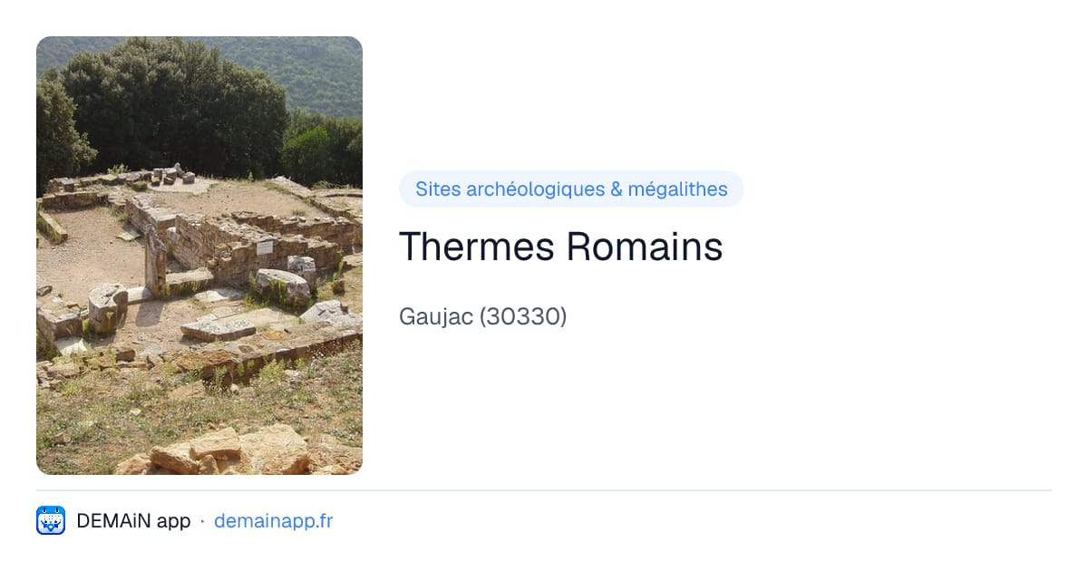 Thermes Romains — Gaujac
