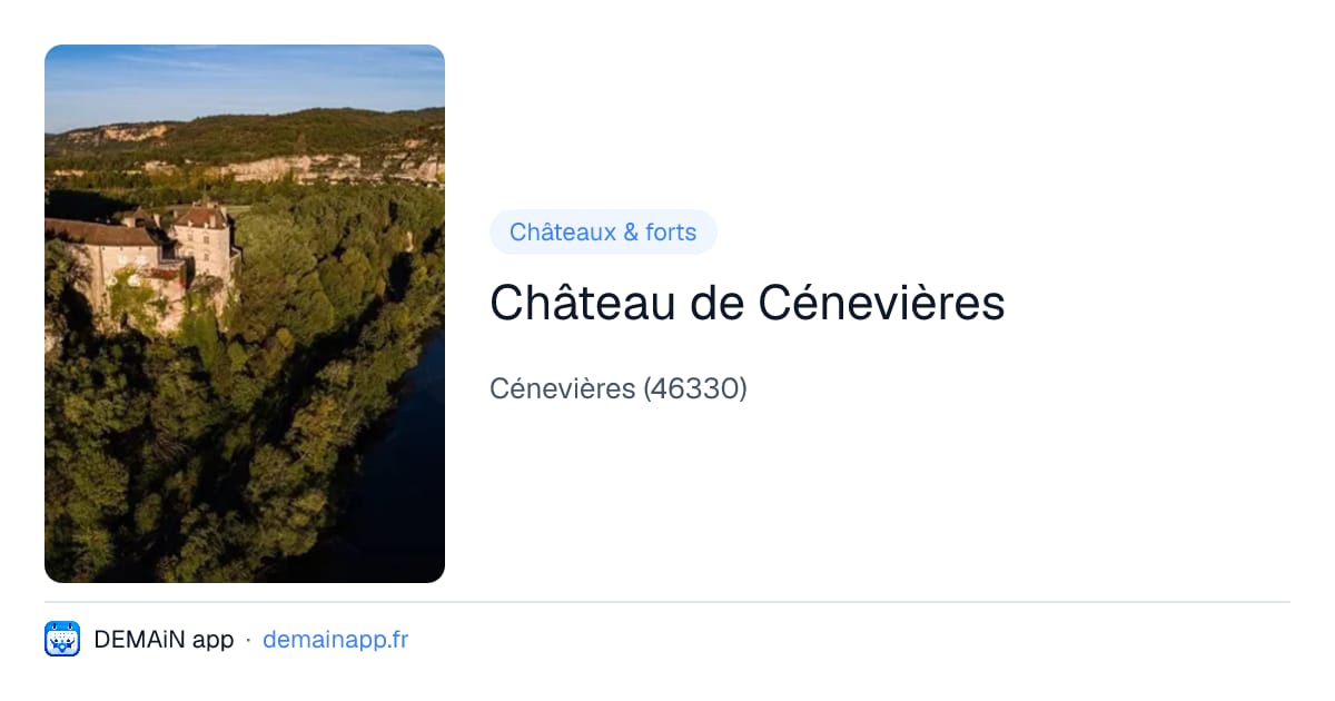 Château de Cénevières — Cénevières