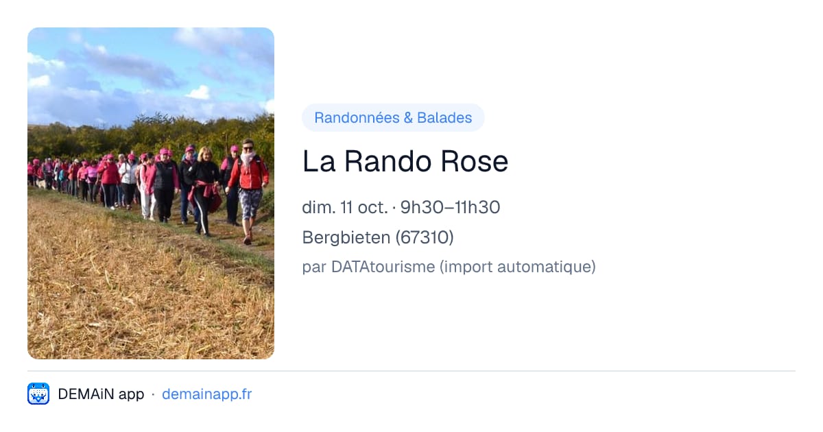 La Rando Rose — Bergbieten