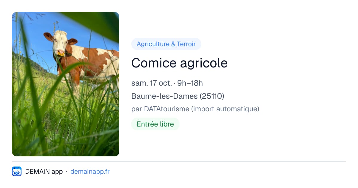 Comice agricole — Baume-les-Dames