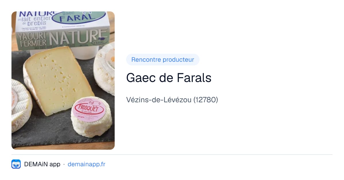 Gaec de Farals — Vézins-de-Lévézou