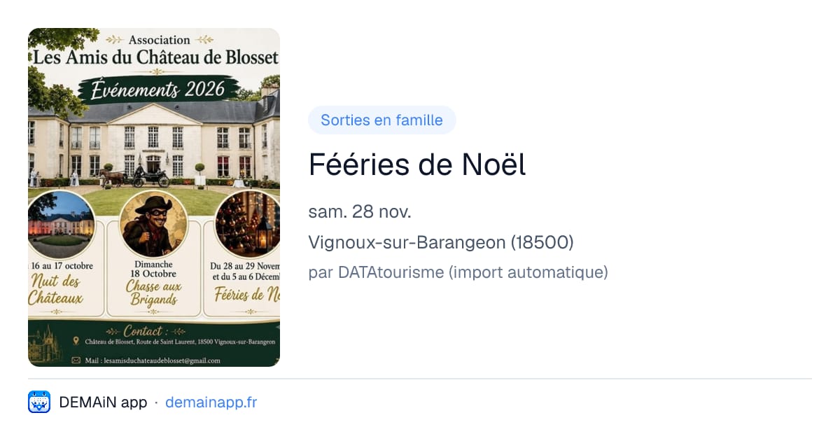 Fééries de Noël — Vignoux-sur-Barangeon