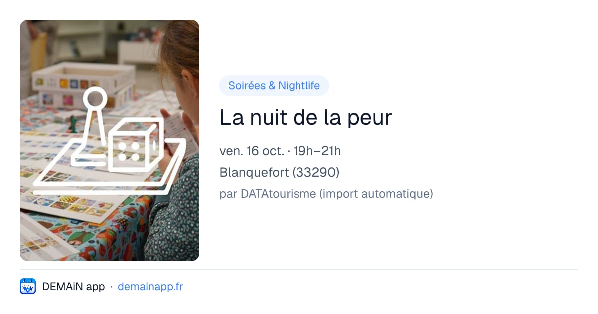 La nuit de la peur — Blanquefort