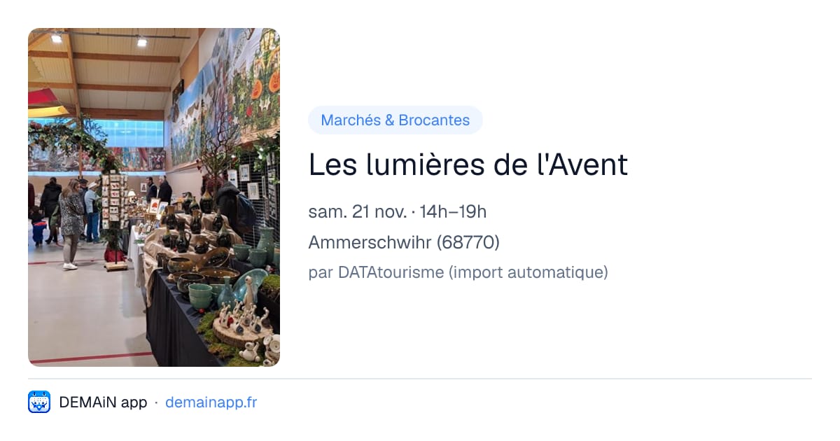 Les lumières de l'Avent — Ammerschwihr
