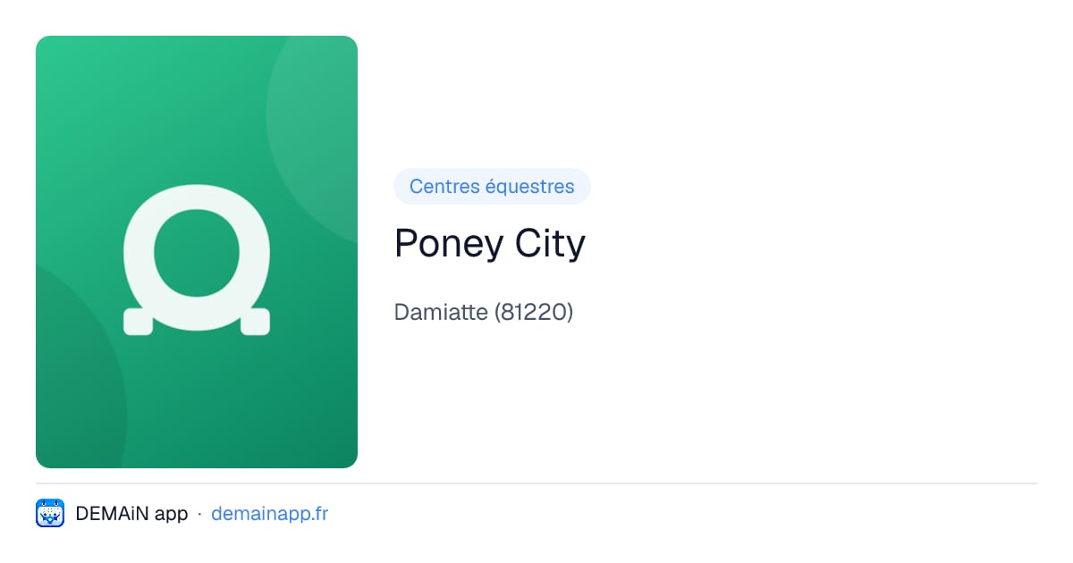 Poney City — Damiatte