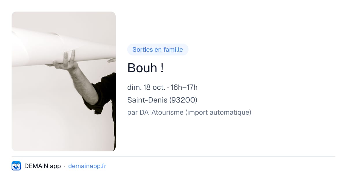 Bouh ! — Saint-Denis