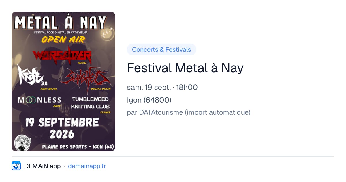 Festival Metal à Nay — Igon