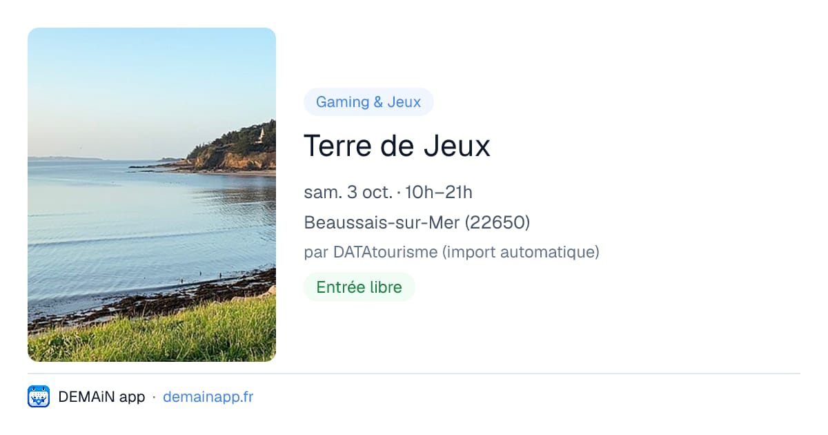 Terre de Jeux — Beaussais-sur-Mer