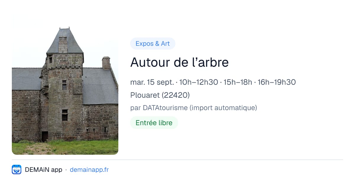 Autour de l’arbre — Plouaret