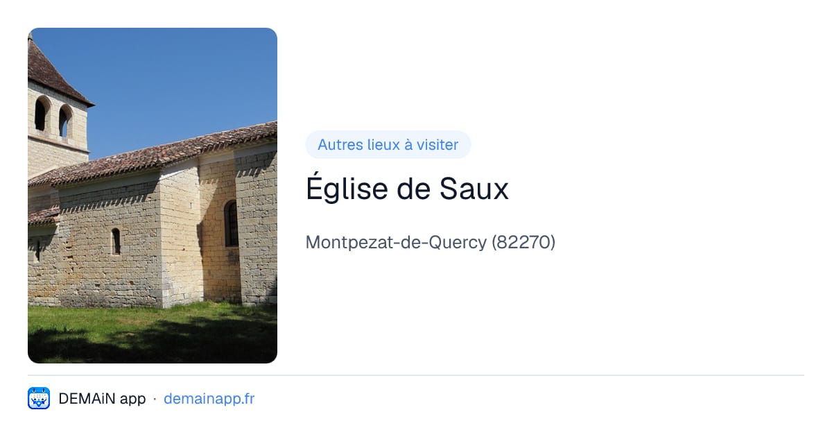 Église de Saux — Montpezat-de-Quercy