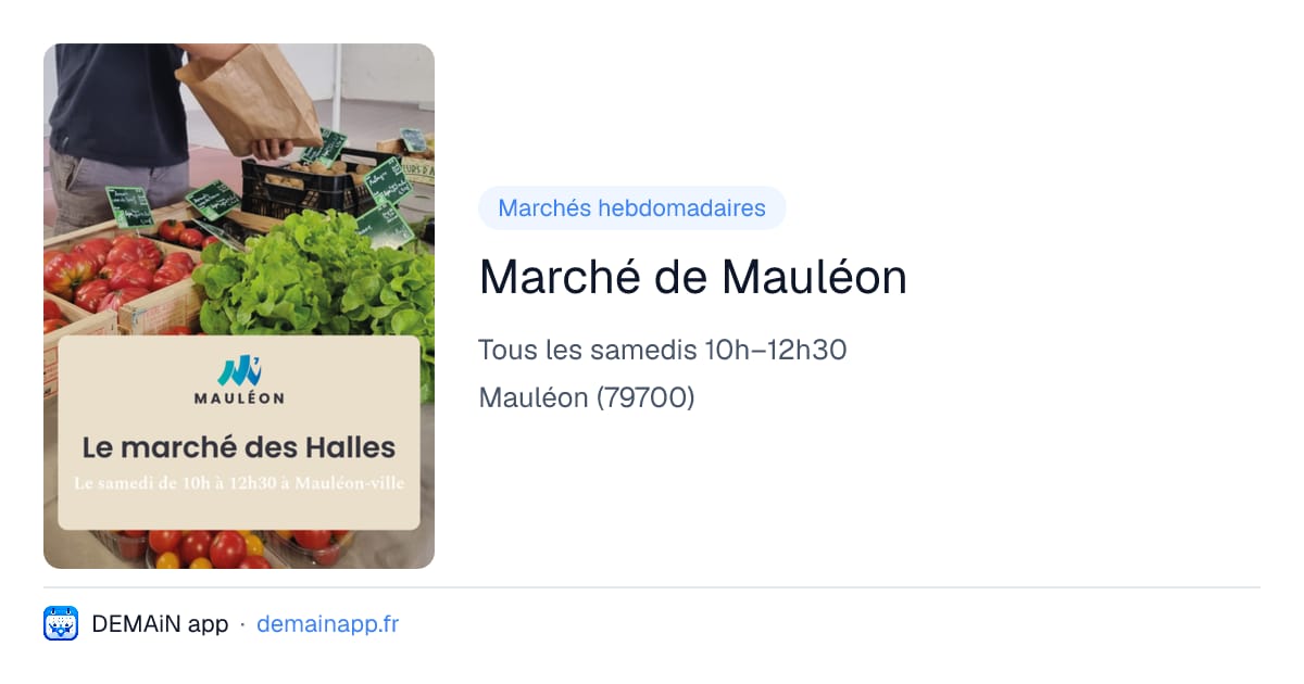 Marché de Mauléon — Mauléon
