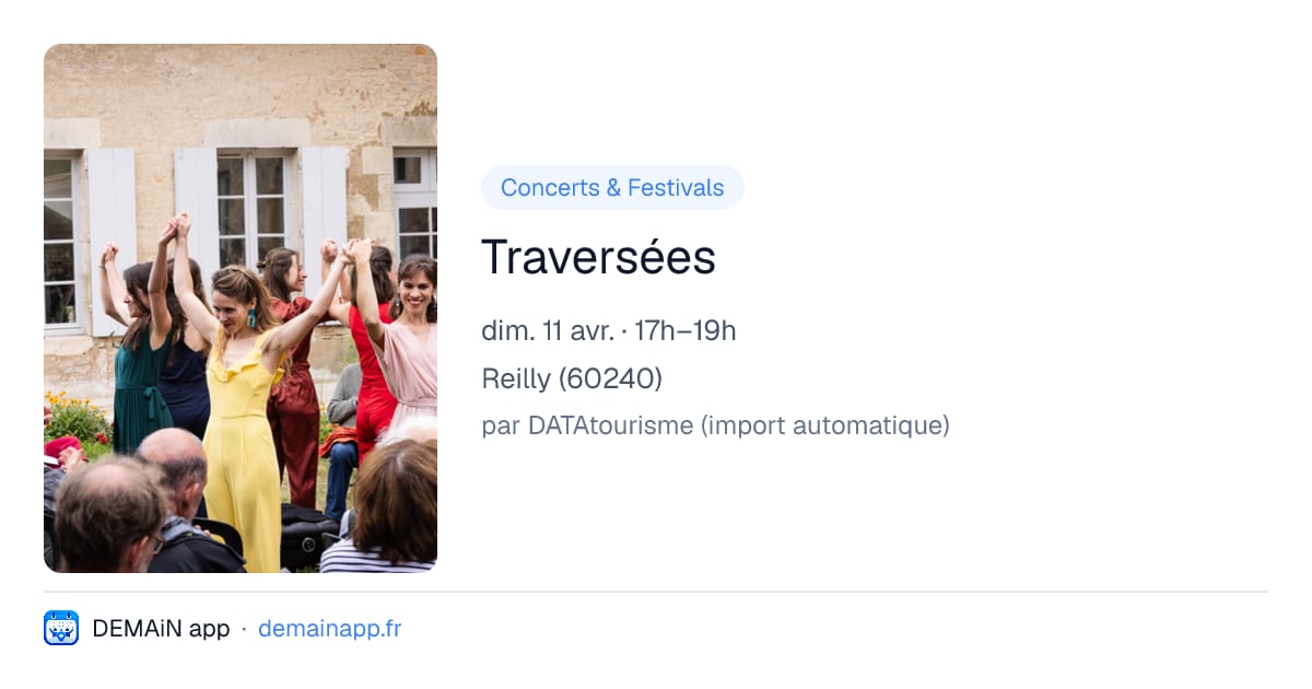 Traversées — Reilly