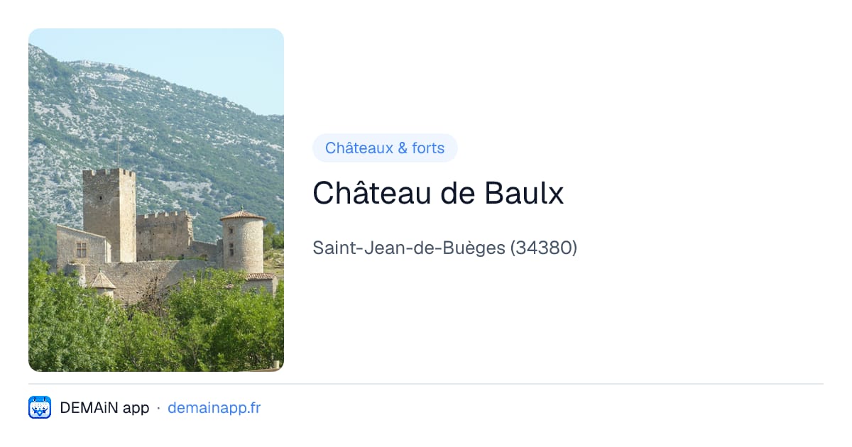 Château de Baulx — Saint-Jean-de-Buèges