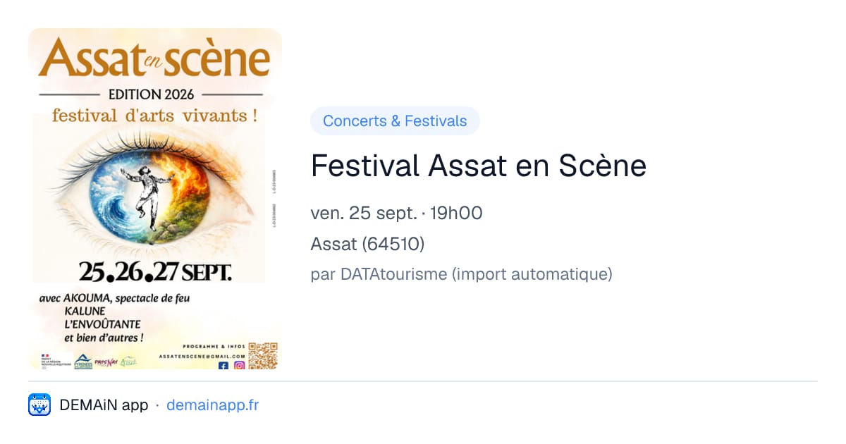 Festival Assat en Scène — Assat