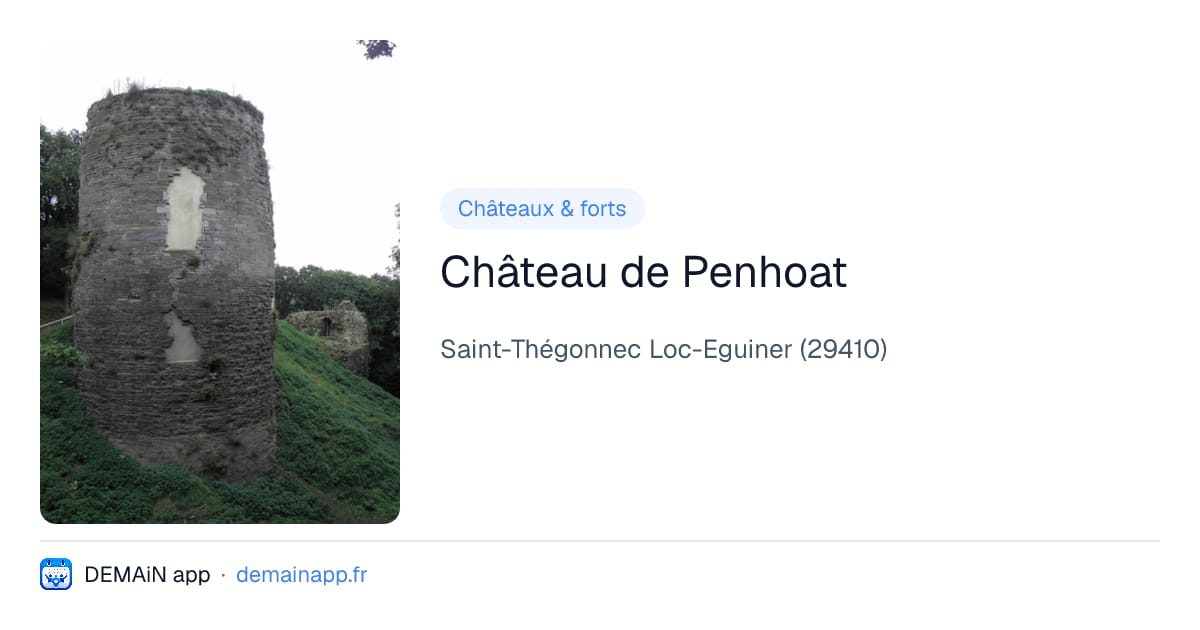 Château de Penhoat — Saint-Thégonnec Loc-Eguiner