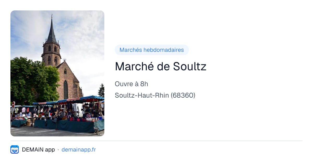 Marché de Soultz — Soultz-Haut-Rhin