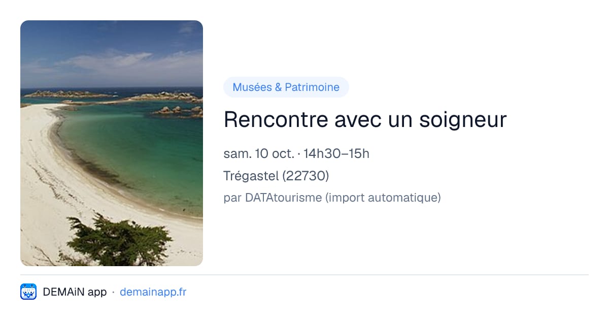 Rencontre avec un soigneur — Trégastel