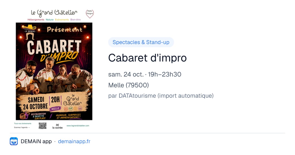 Cabaret d'impro — Melle