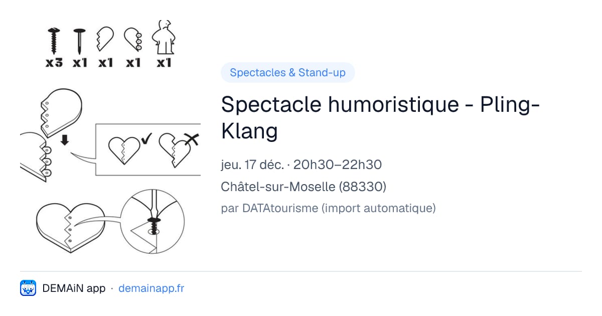Spectacle humoristique - Pling-Klang — Châtel-sur-Moselle