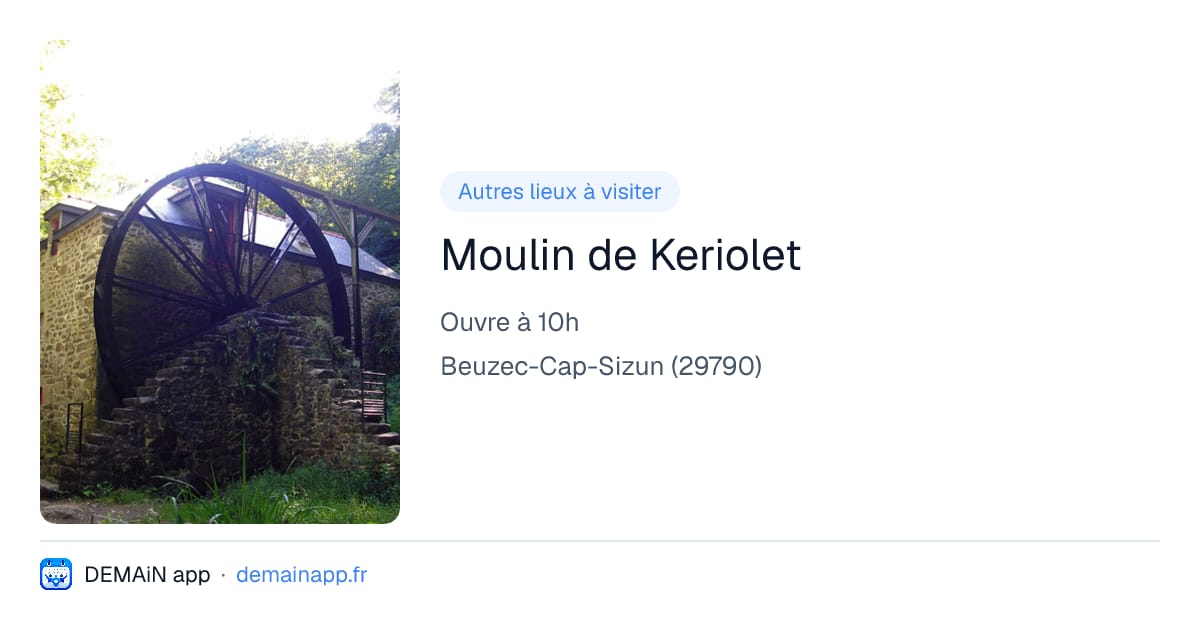 Moulin de Keriolet — Beuzec-Cap-Sizun