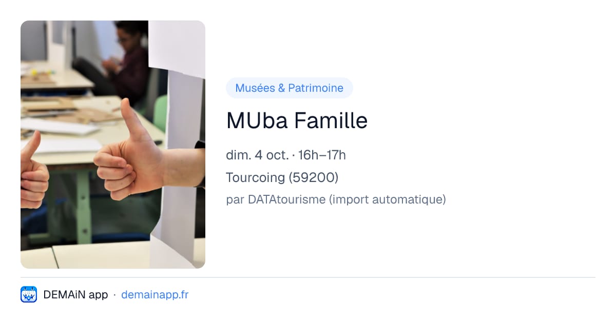 MUba Famille — Tourcoing