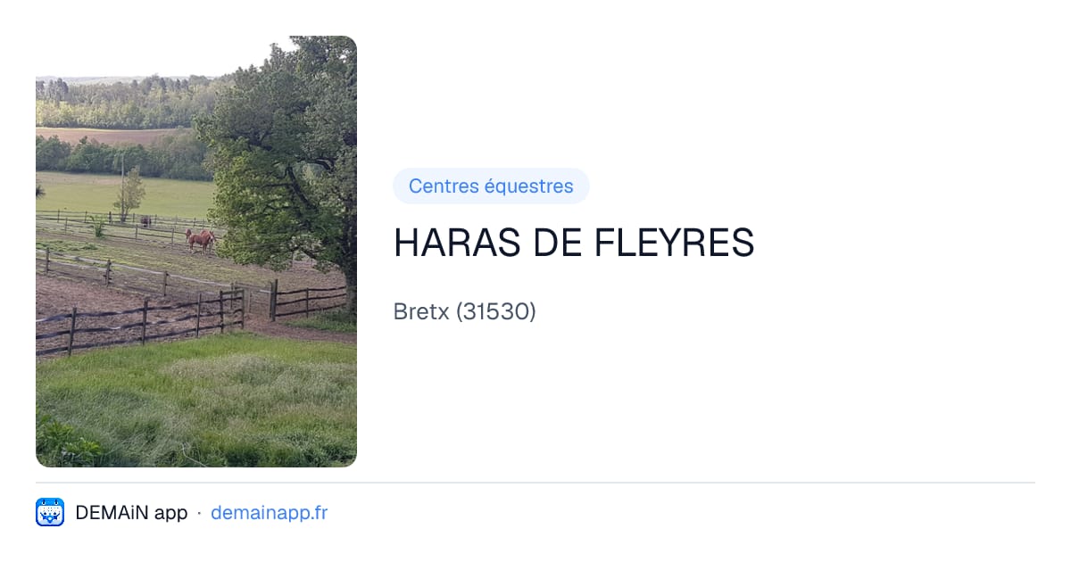 HARAS DE FLEYRES — Bretx