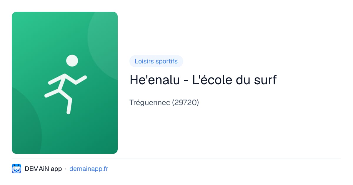 He'enalu - L'école du surf — Tréguennec