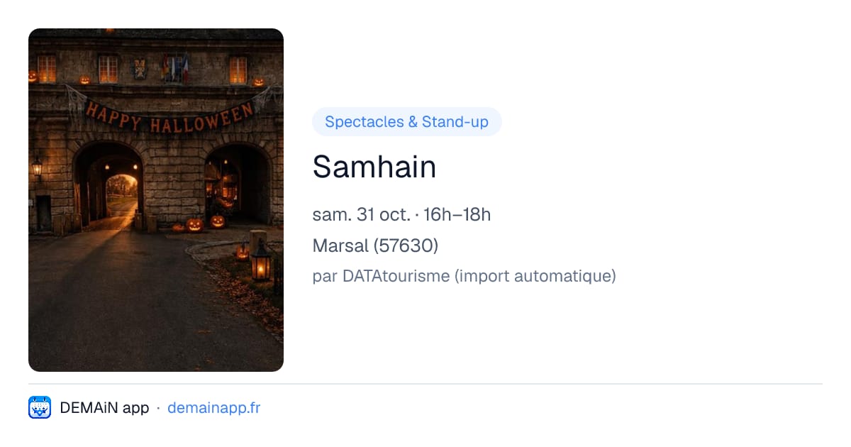 Samhain — Marsal