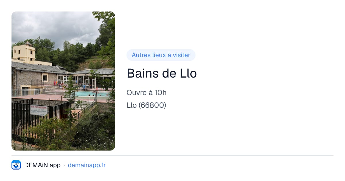 Bains de Llo — Llo
