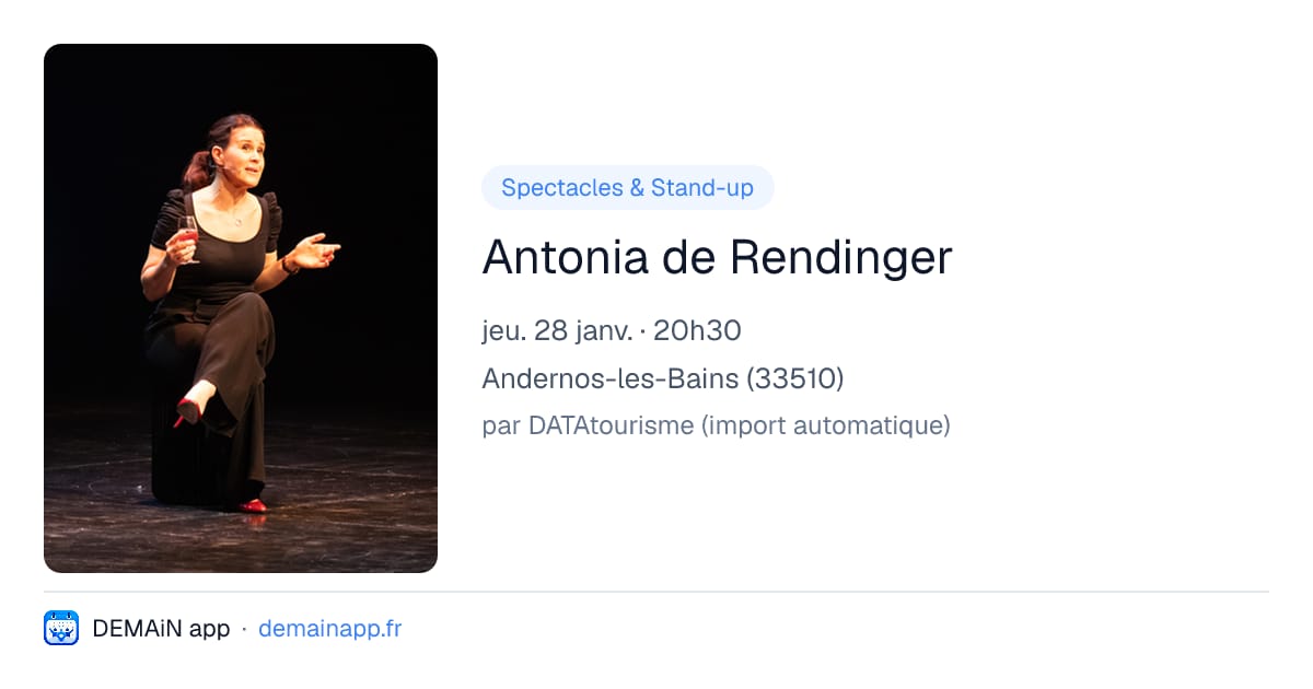 Antonia de Rendinger — Andernos-les-Bains