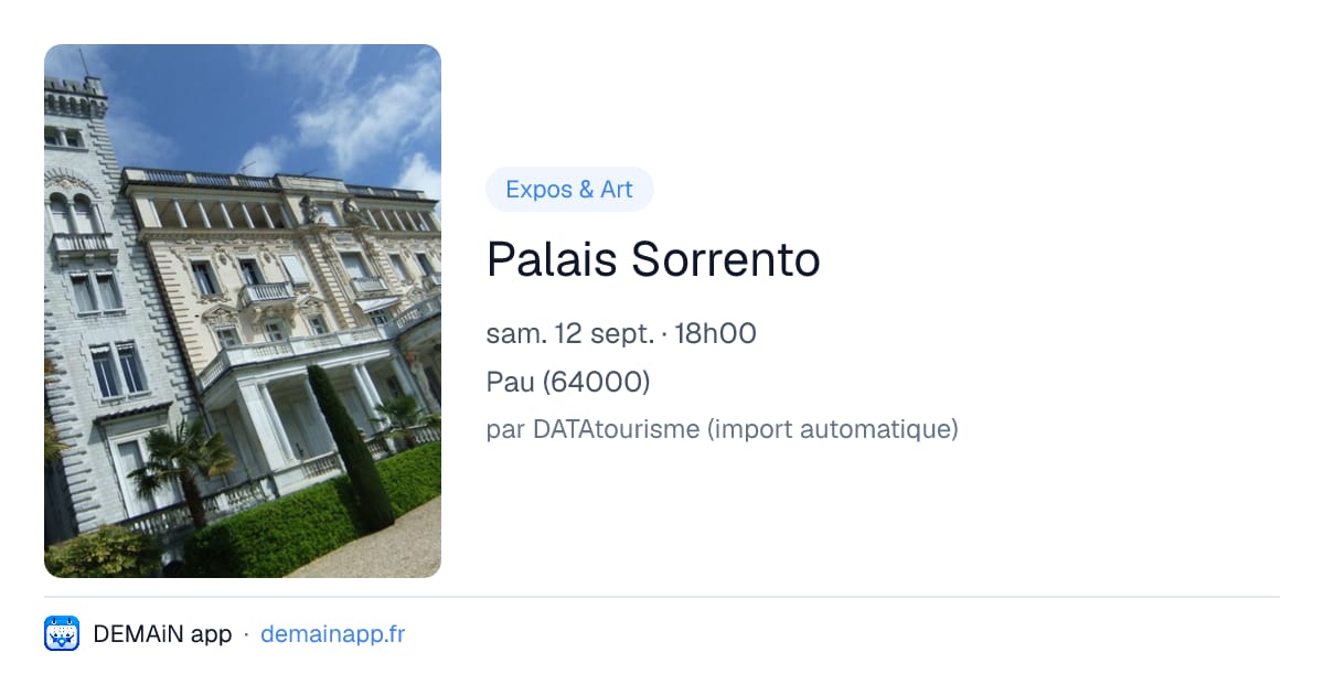 Palais Sorrento — Pau