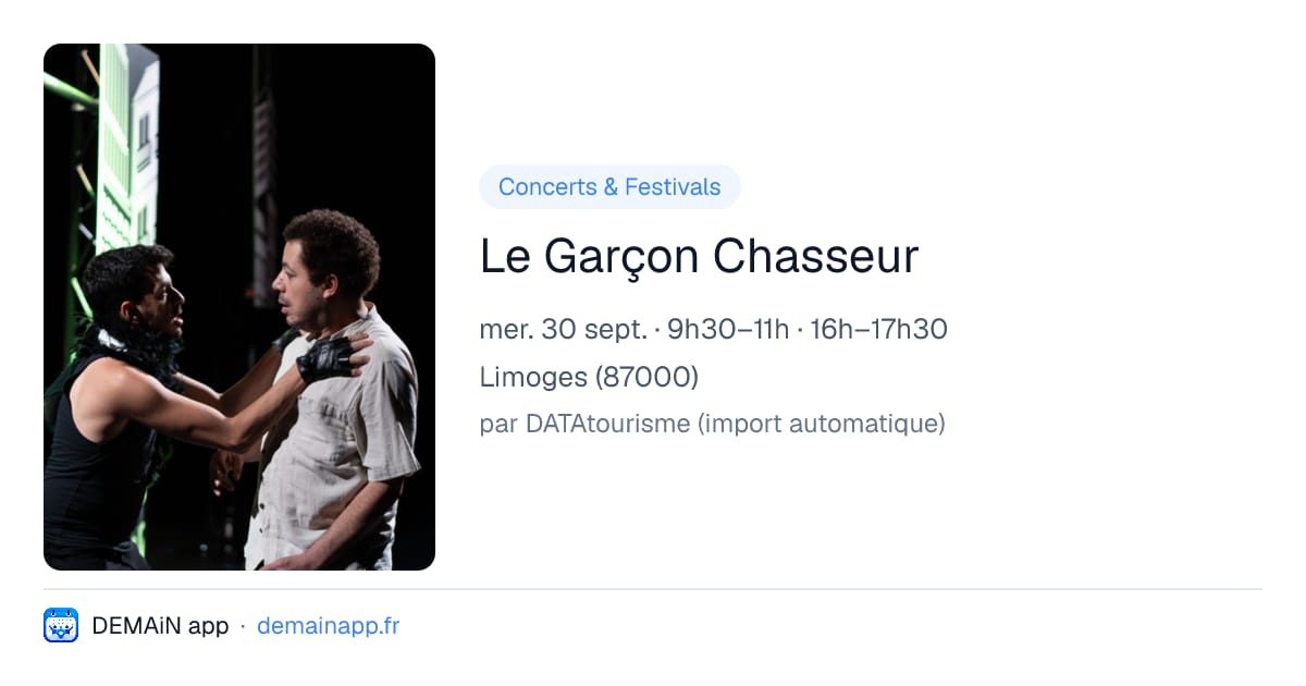 Le Garçon Chasseur — Limoges