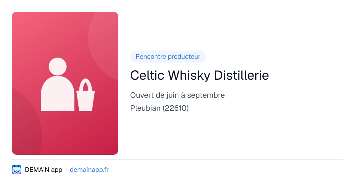 Celtic Whisky Distillerie — Pleubian