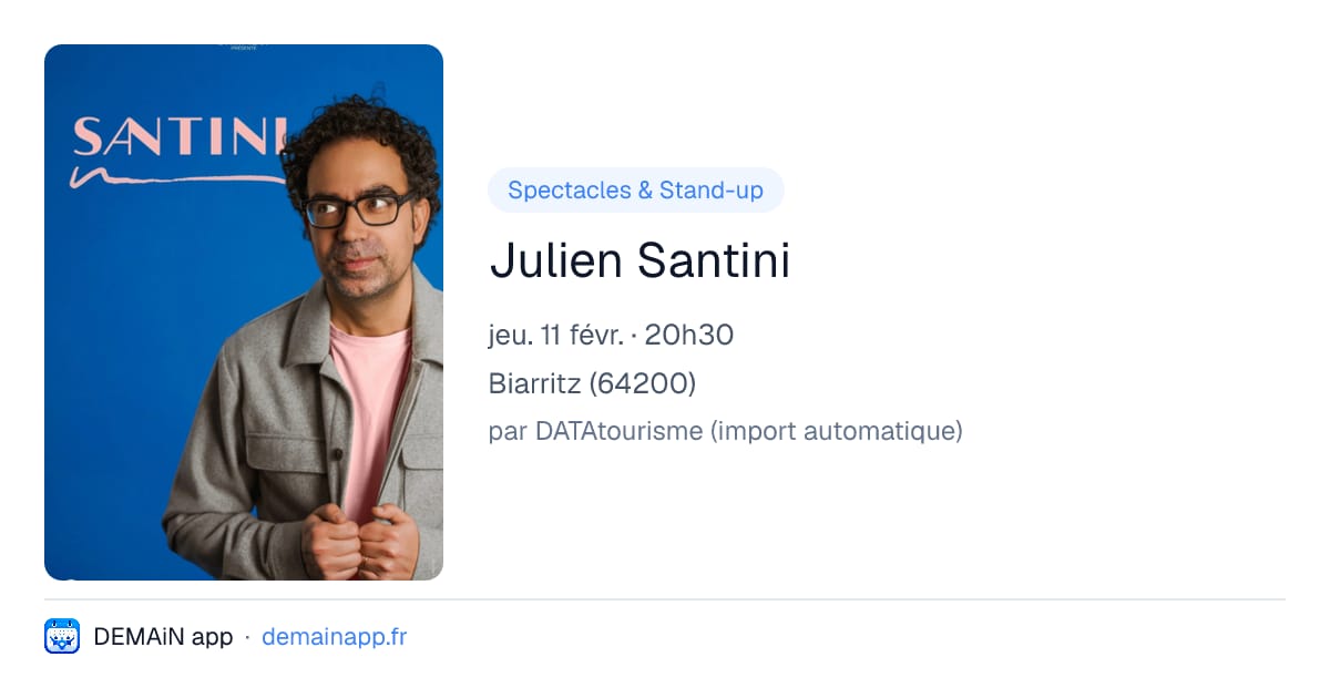 Julien Santini — Biarritz