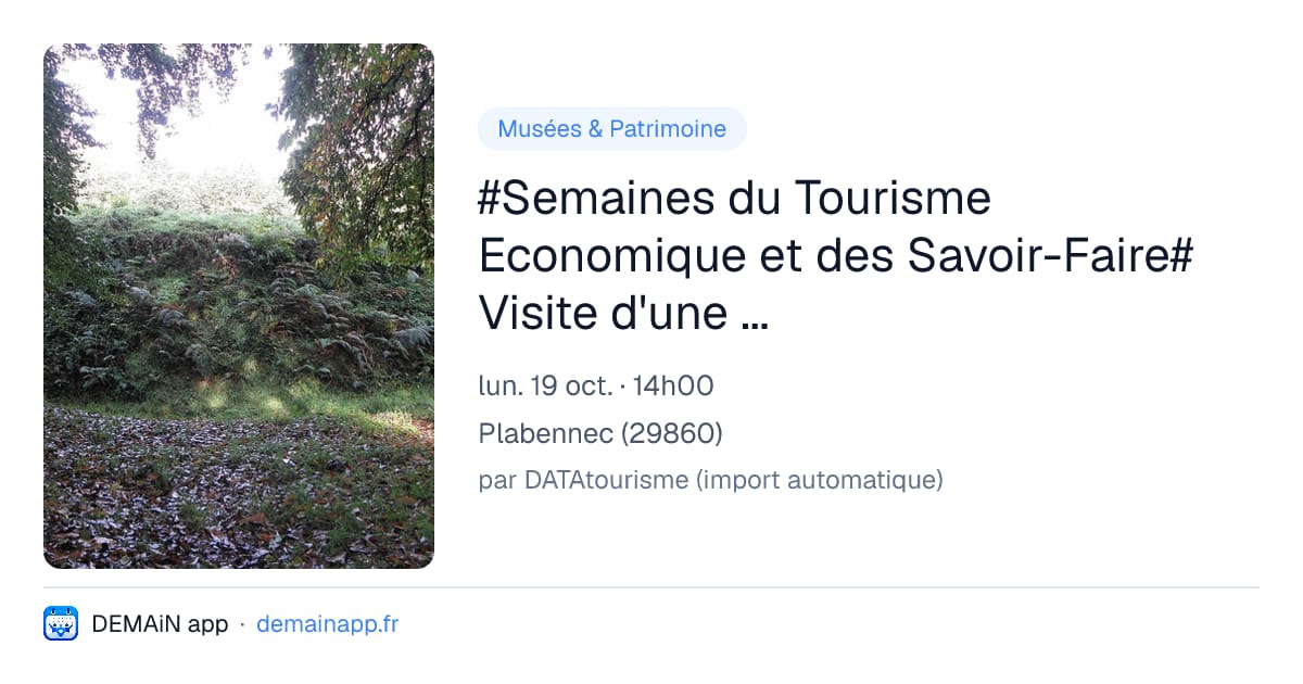 #Semaines du Tourisme Economique et des Savoir-Faire# Visite d'une conserverie artisanale AGDE — Plabennec