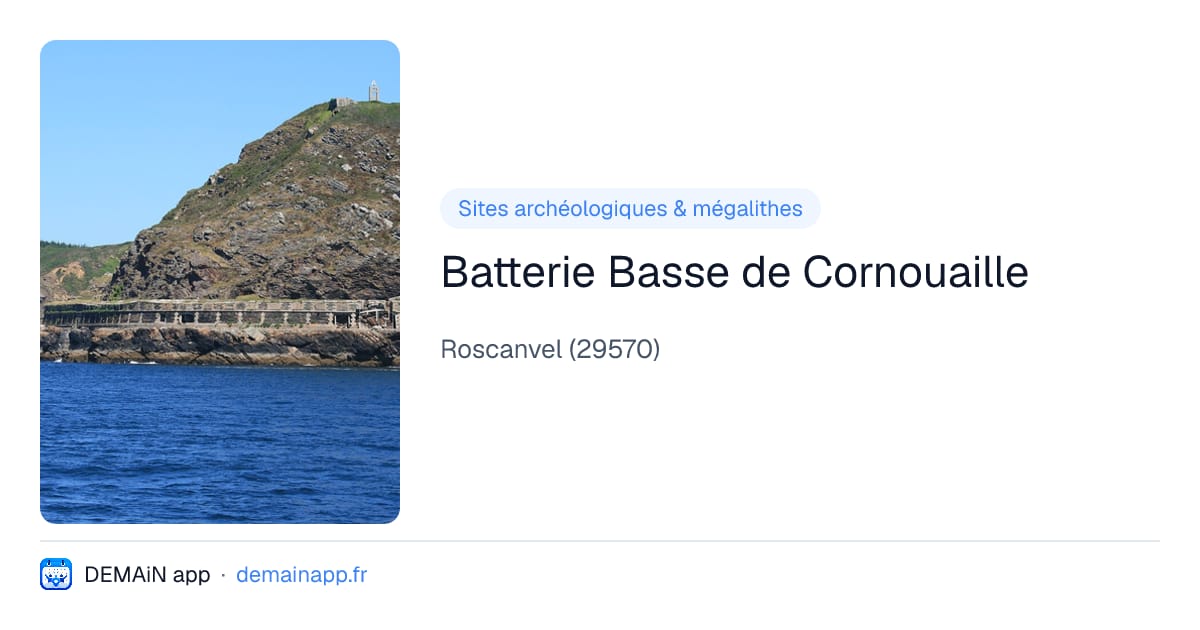 Batterie Basse de Cornouaille — Roscanvel