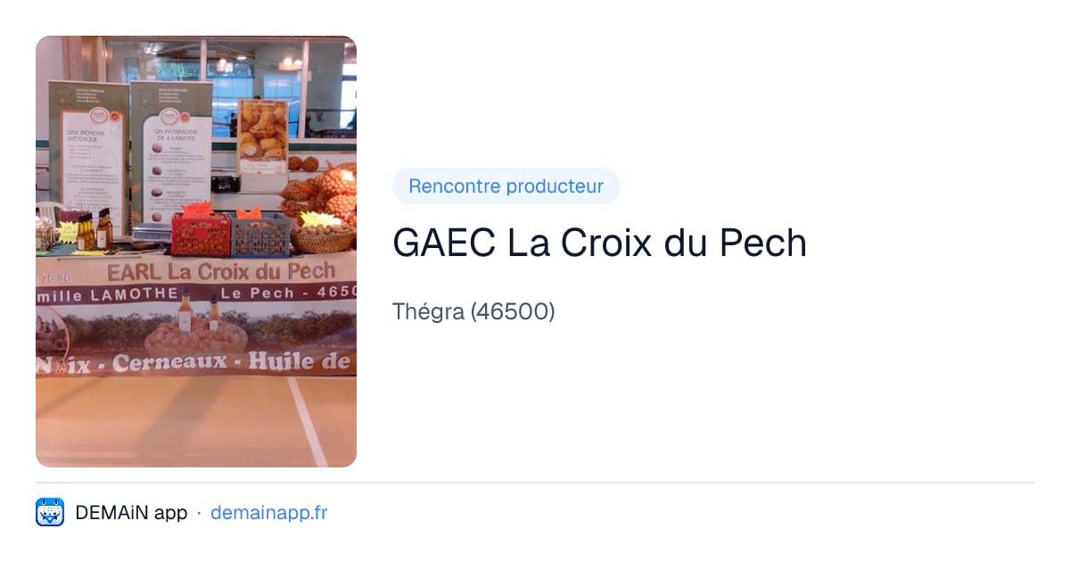 GAEC La Croix du Pech — Thégra