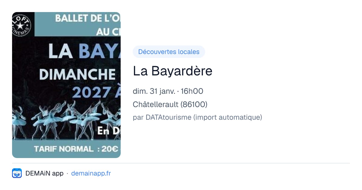 La Bayardère — Châtellerault