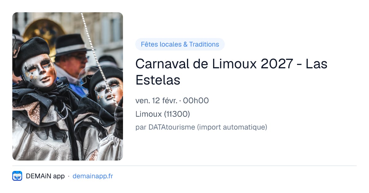 Carnaval de Limoux 2027 - Las Estelas — Limoux
