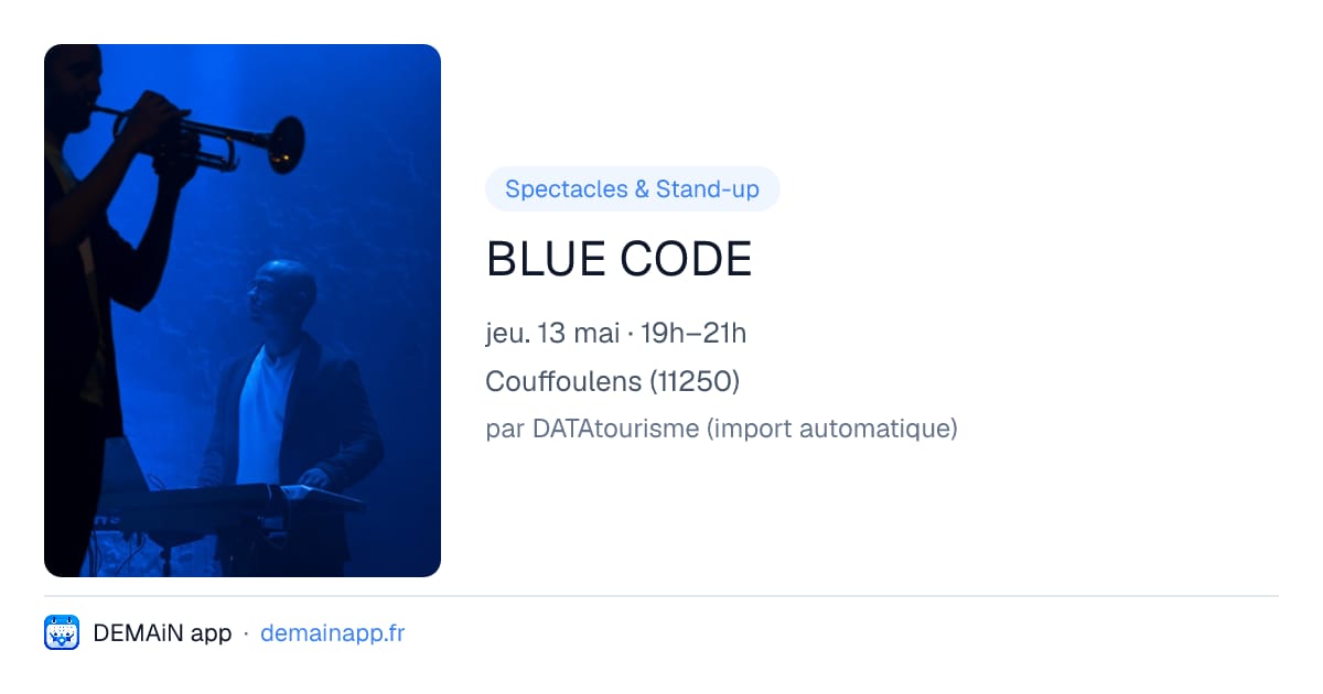 BLUE CODE — Couffoulens