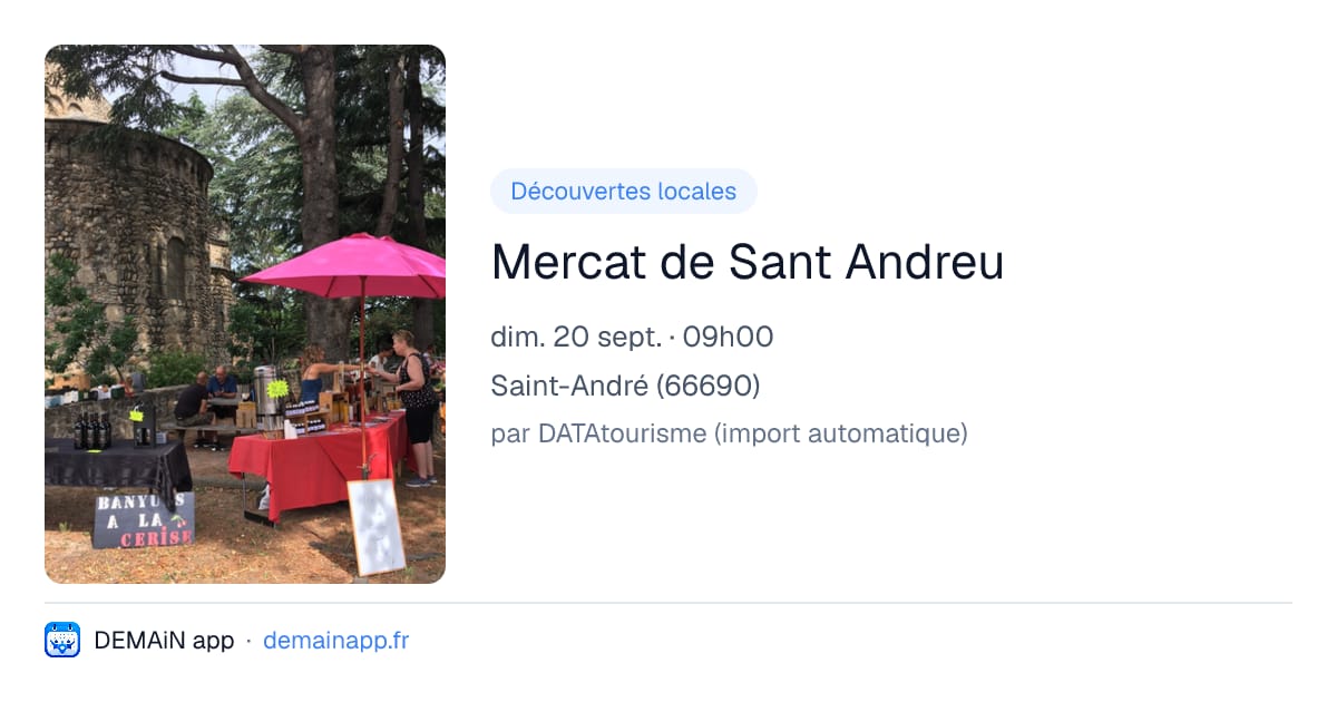 Mercat de Sant Andreu — Saint-André