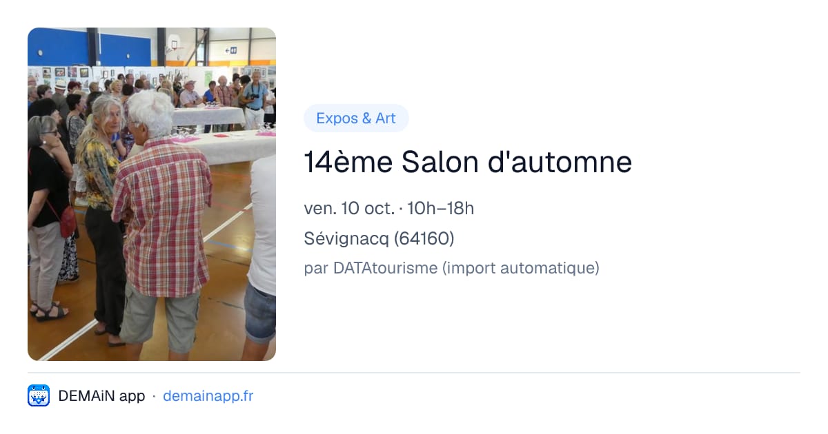 14ème Salon d'automne — Sévignacq