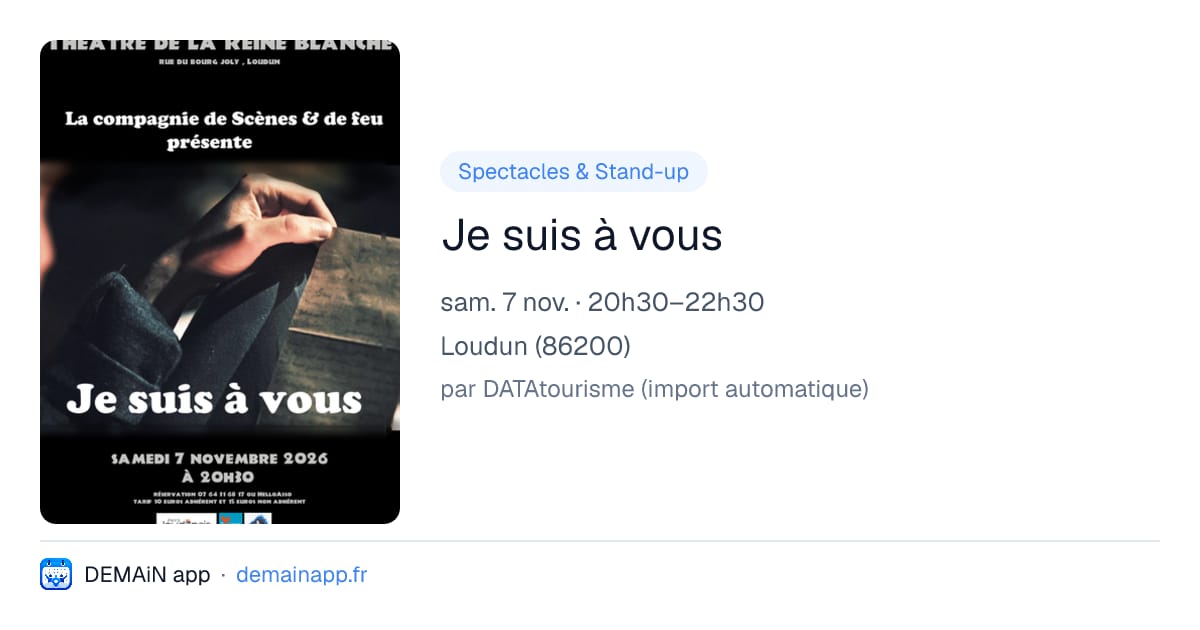 Je suis à vous — Loudun