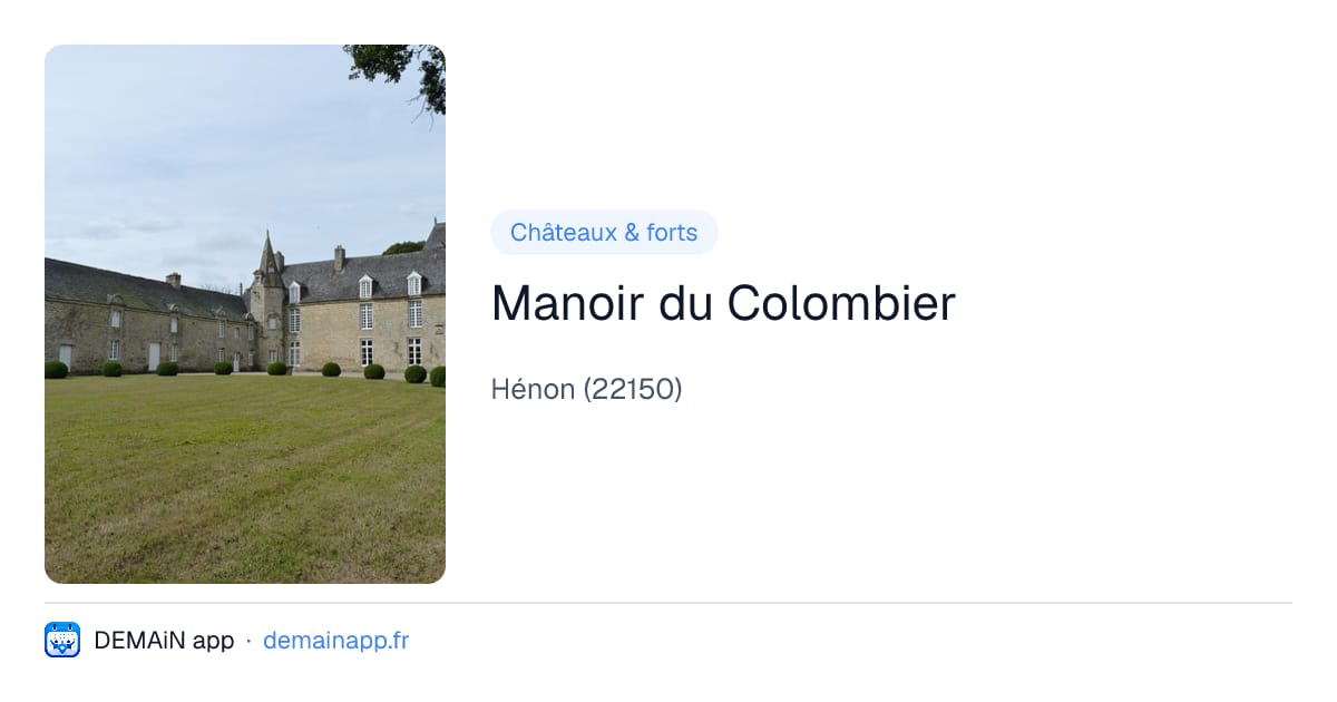 Manoir du Colombier — Hénon